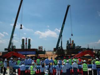 BASF started piling of the first plants of its smart Verbund project in Zhanjiang, Guangdong